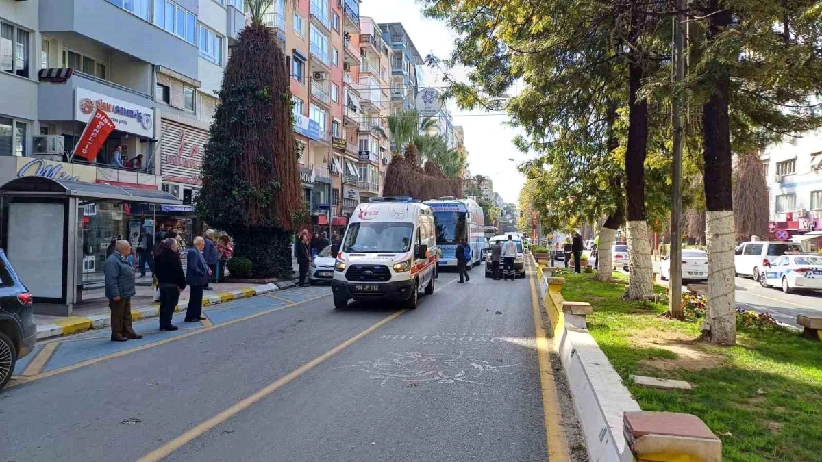 Aydın\'ın Efeler ilçesinde yolun karşısına geçmeye çalışan bir kişi ticari aracın çarpması sonucu yaralandı