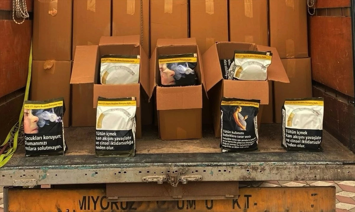 Anadolu Otoyolu\'nda 4 Ton Kaçak Tütün Ele Geçirildi