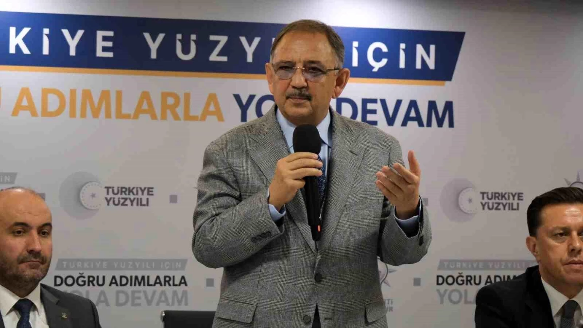 Bakan Özhaseki: "Kentsel dönüşümü kendisine iş edinen bir tane CHP\'li belediye başkanı görmedim"
