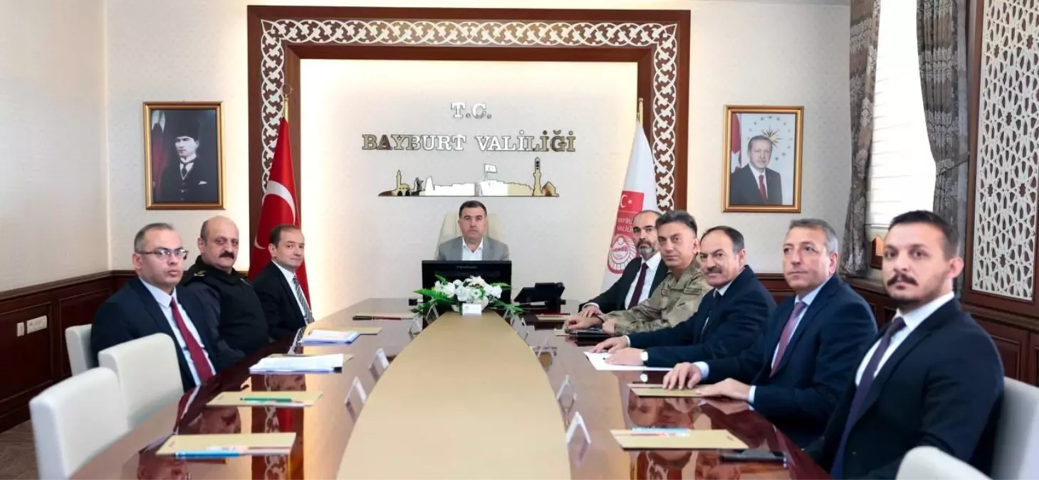 Bayburt Üniversitesi Güvenlik Tedbirleri Koordinasyon Toplantısı Yapıldı