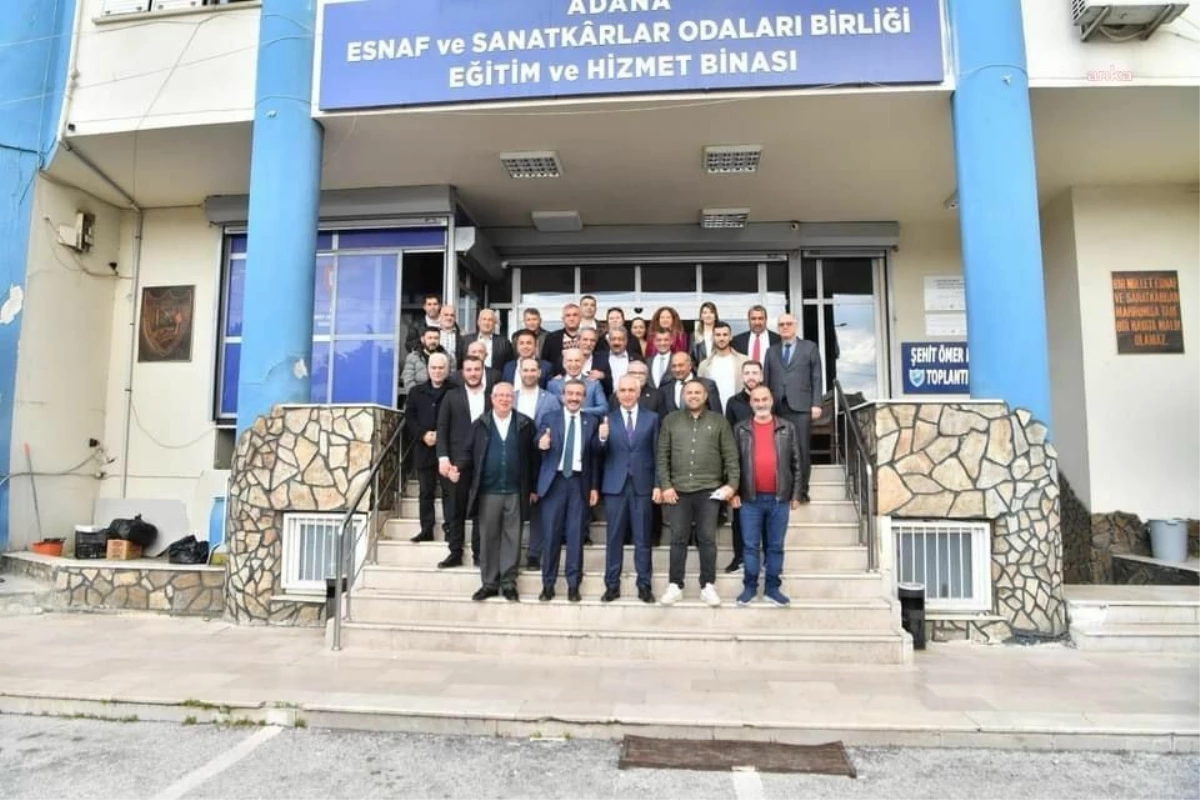 Çukurova Belediye Başkanı Soner Çetin, Adana Esnaf ve Sanatkarlar Odaları Birliği\'ni Ziyaret Etti