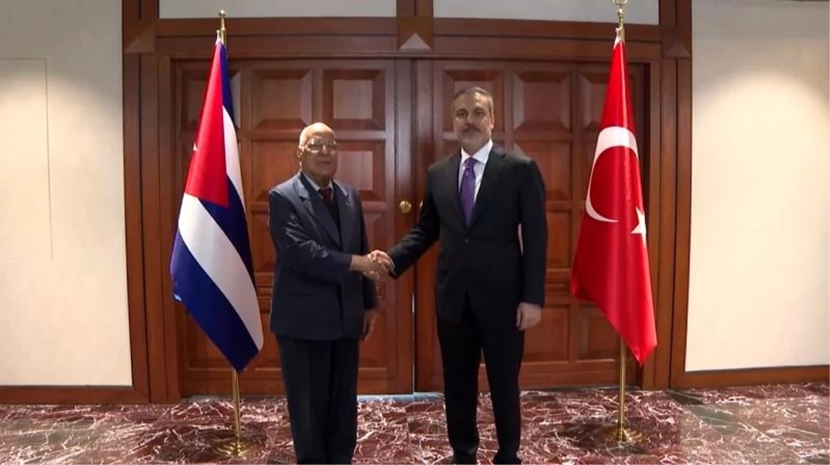 Dışişleri Bakanı Hakan Fidan, Küba Başbakan Yardımcısı ile görüştü