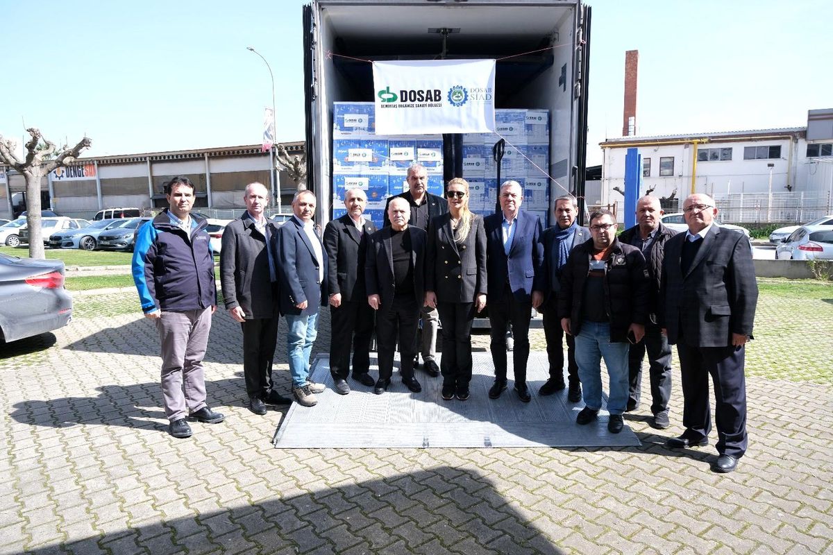DOSAB ve DOSABSİAD, ihtiyaç sahiplerine erzak yardımı yapıyor