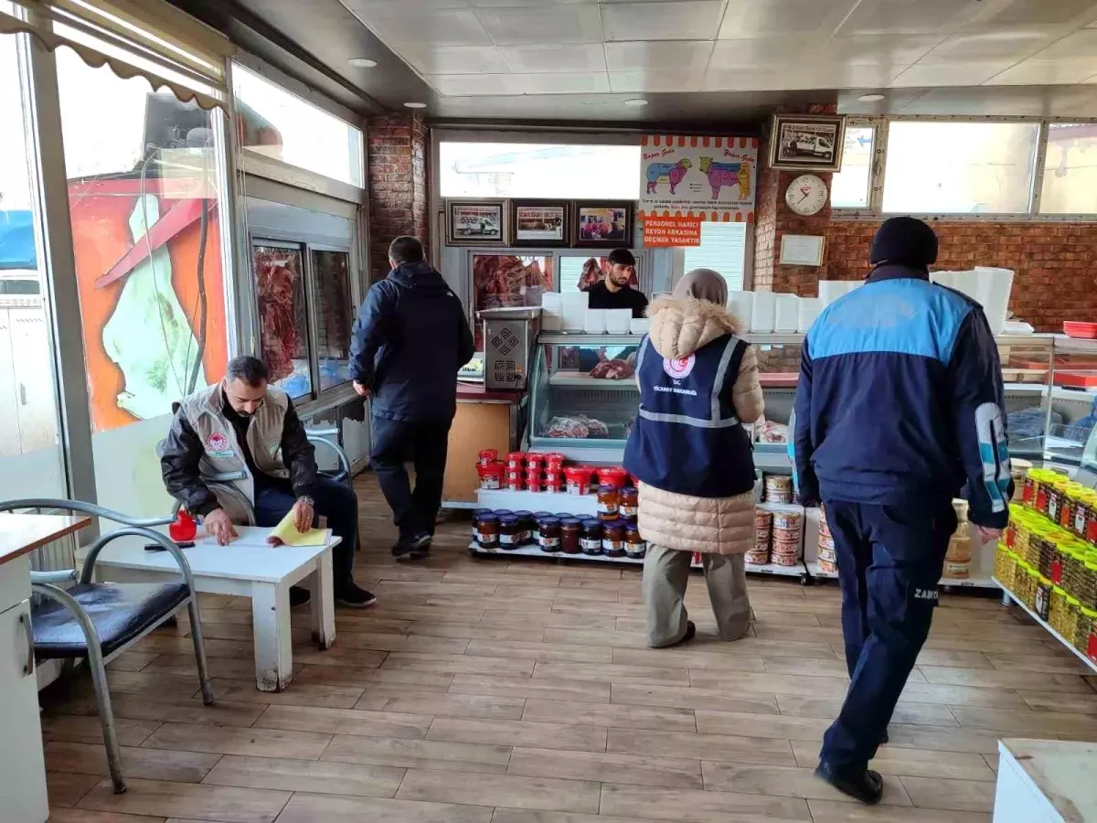 Kars\'ta Ramazan Ayı İşletme ve Zincir Market Denetimleri Devam Ediyor