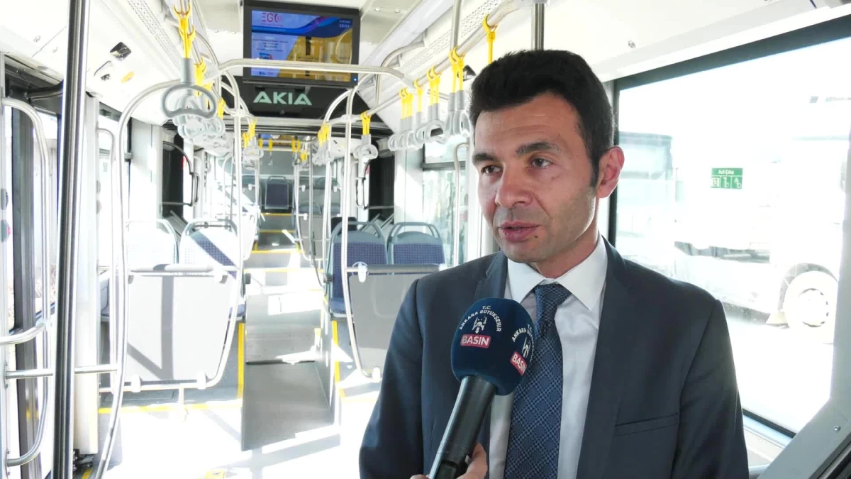 Ankara\'da Yenikent-Ulus-Karapürçek Metrobüs Hattı Test Sürüşlerine Başladı