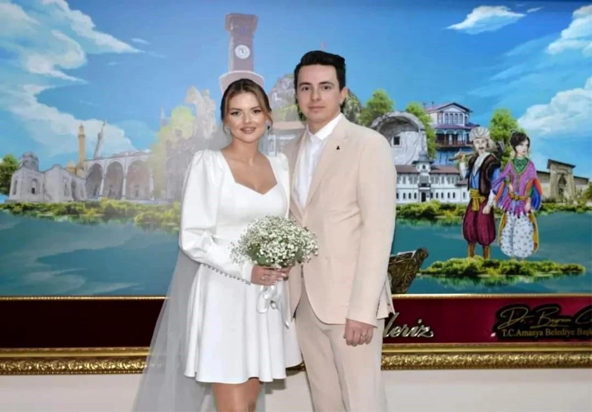 Ukraynalı Alona Andriichenko, Türkiye\'de Amasyalı biriyle evlendi