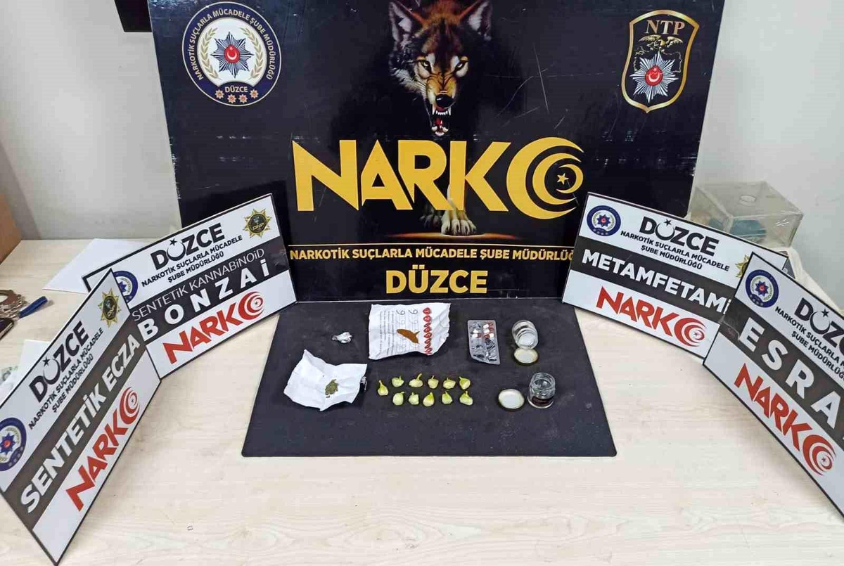 Düzce\'de Uyuşturucu Operasyonu: Şüpheli Tutuklandı