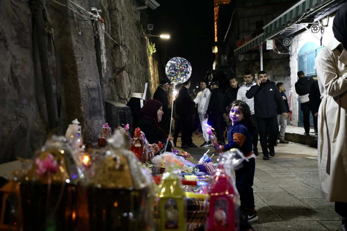 Albüm: Kudüs\'ün Eski Şehir Bölgesinde Sokaklar Ramazan Alışverişi İçin Hazırlandı