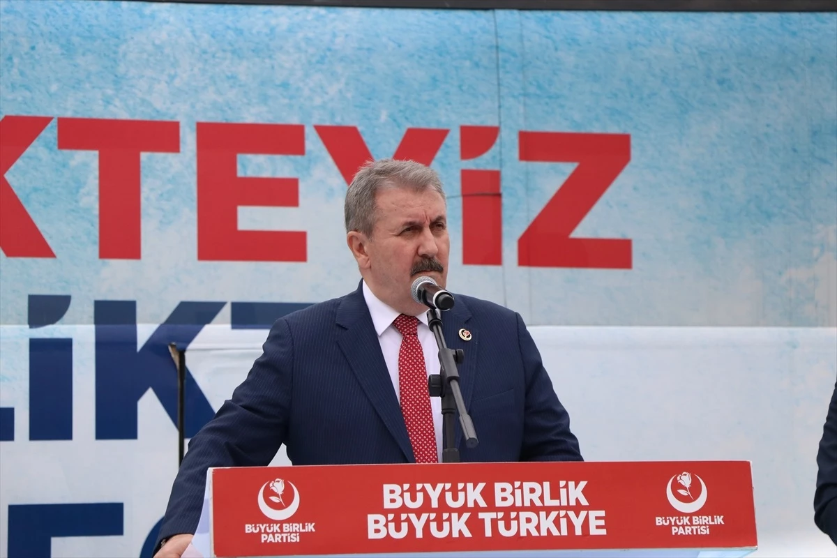 BBP Genel Başkanı Mustafa Destici: \'Topunu temizlemeden terör bitmez\'