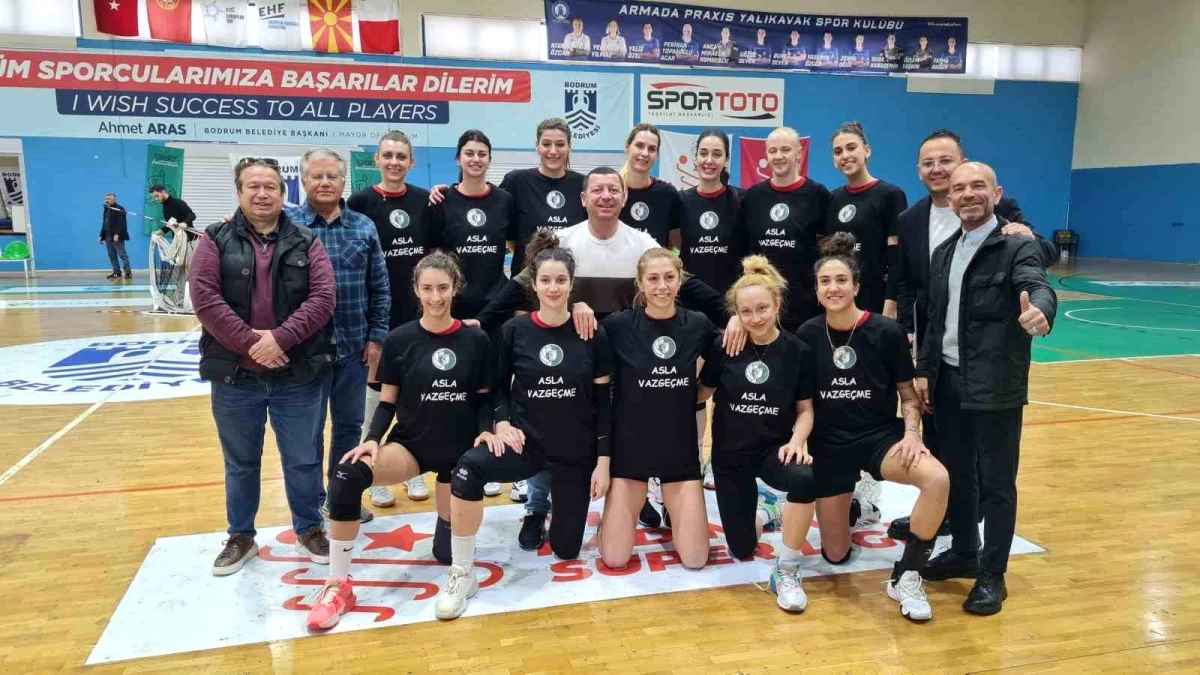 Bodrumspor Kadın Voleybol Takımı Play-off Finallerine Hazırlanıyor