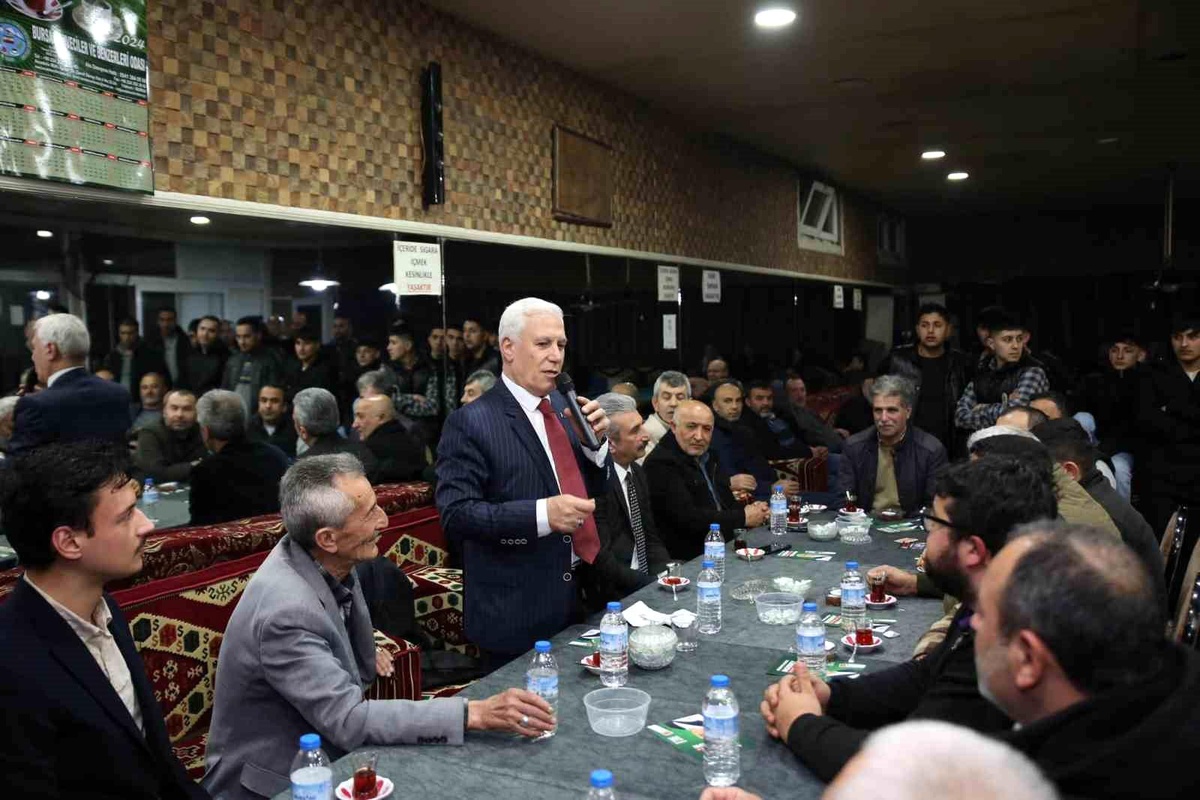 Mustafa Bozbey, Bursa\'da vatandaşlarla buluştu