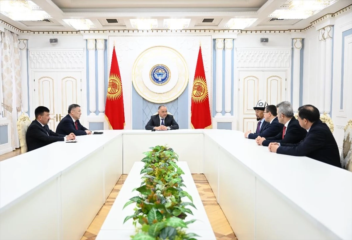 Kırgızistan Meclis Başkanı, İnönü Üniversitesi Rektörü ile görüştü