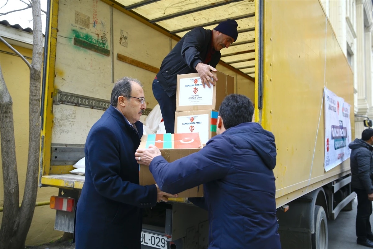 TDV, Azerbaycan\'daki ihtiyaç sahiplerine ramazan yardımı dağıtımına başladı