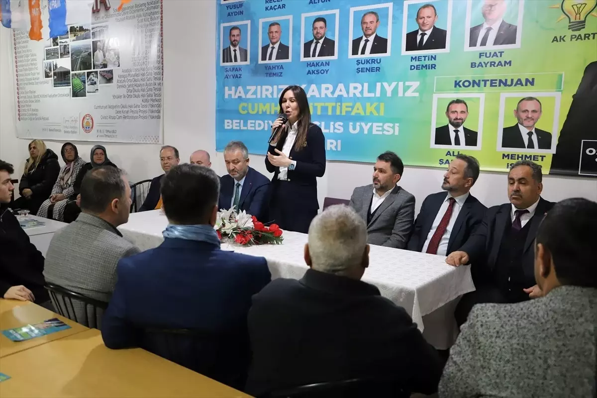 AK Parti Genel Başkan Yardımcısı Çiğdem Karaaslan, 19 Mayıs ilçesinde ziyaretlerde bulundu