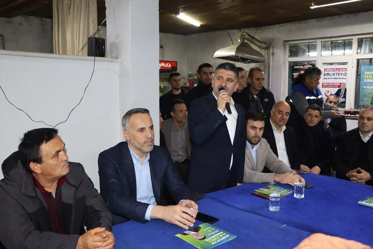 AK Parti Sakarya İl Başkanı Yunus Tever, Söğütlü ilçesinde vatandaşlarla bir araya geldi