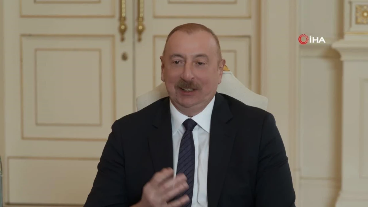 Azerbaycan Cumhurbaşkanı Aliyev, TDT Aksakallar Heyeti Başkanı Yıldırım\'ı kabul etti