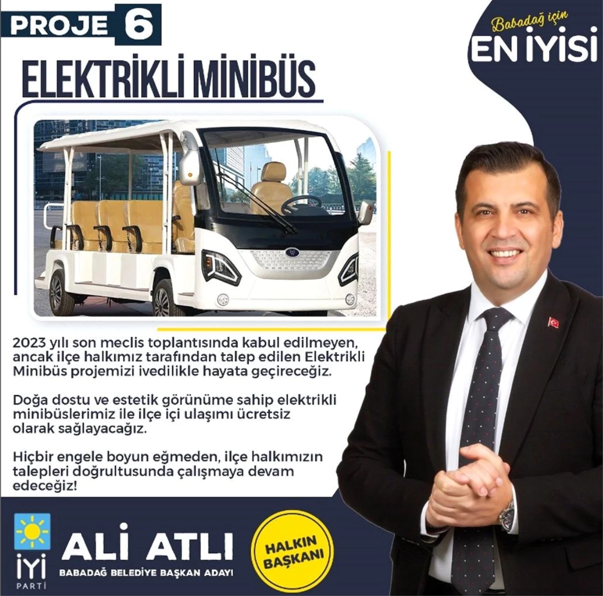 Babadağ Belediyesi Elektrikli Minibüs Projesini Yeni Dönemde Gerçekleştirecek