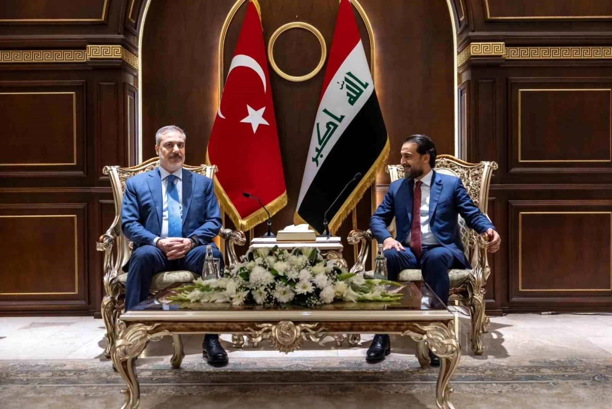 Dışişleri Bakanı Hakan Fidan, Irak\'ta Takaddum Partisi Başkanı Muhammed Halbusi ile görüştü