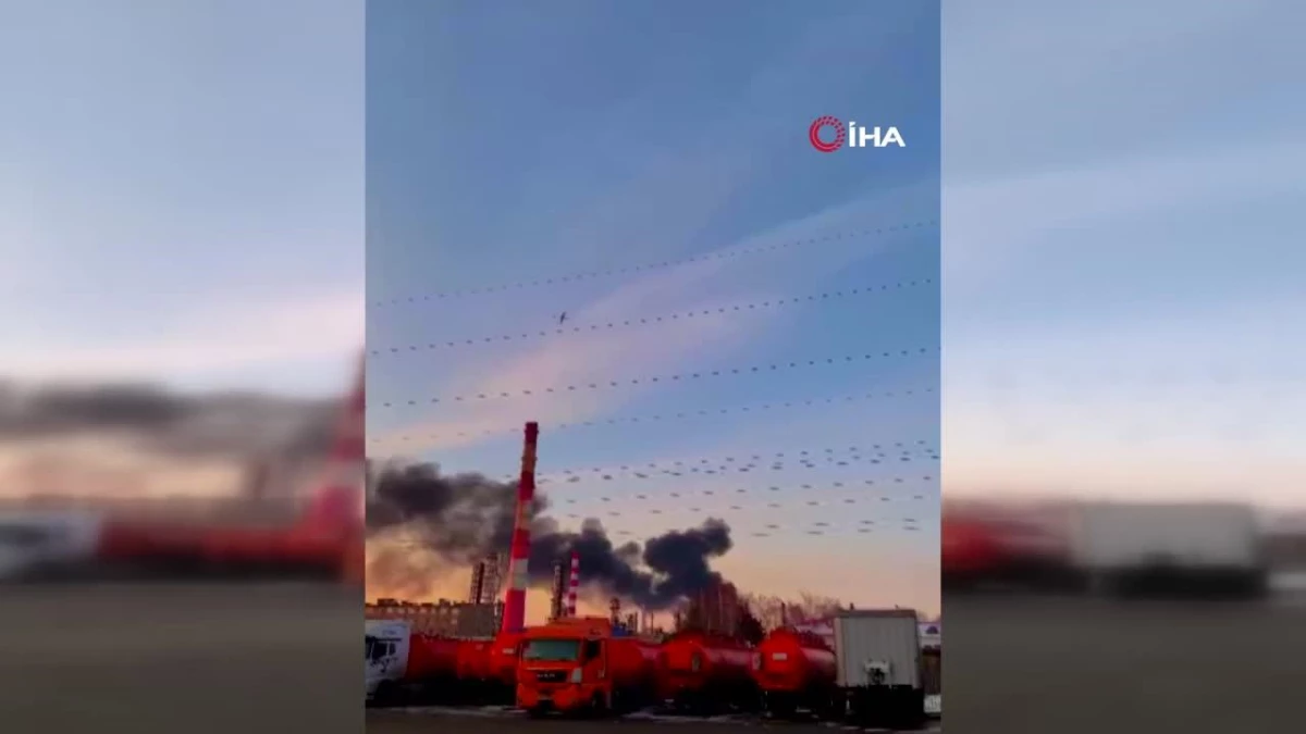Rusya\'daki 1 kent ve 2 petrol rafinerisine dron saldırısı: 8 yaralı