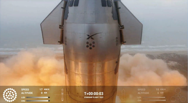 SpaceX starship roketi, Teksas'tan üçüncü test için fırlatıldı