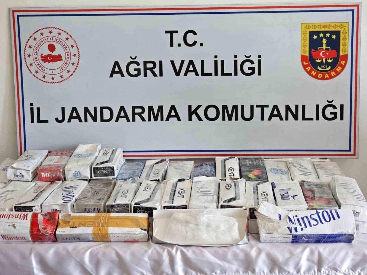 Ağrı\'da 40 kilo 250 gram metamfetamin ele geçirildi