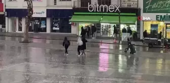 Aksaray'da Sağanak ve Dolu Yağışı Etkili Oldu