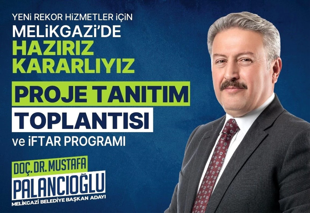 Melikgazi Belediye Başkanı Mustafa Palancıoğlu, yeni projelerini tanıtacak