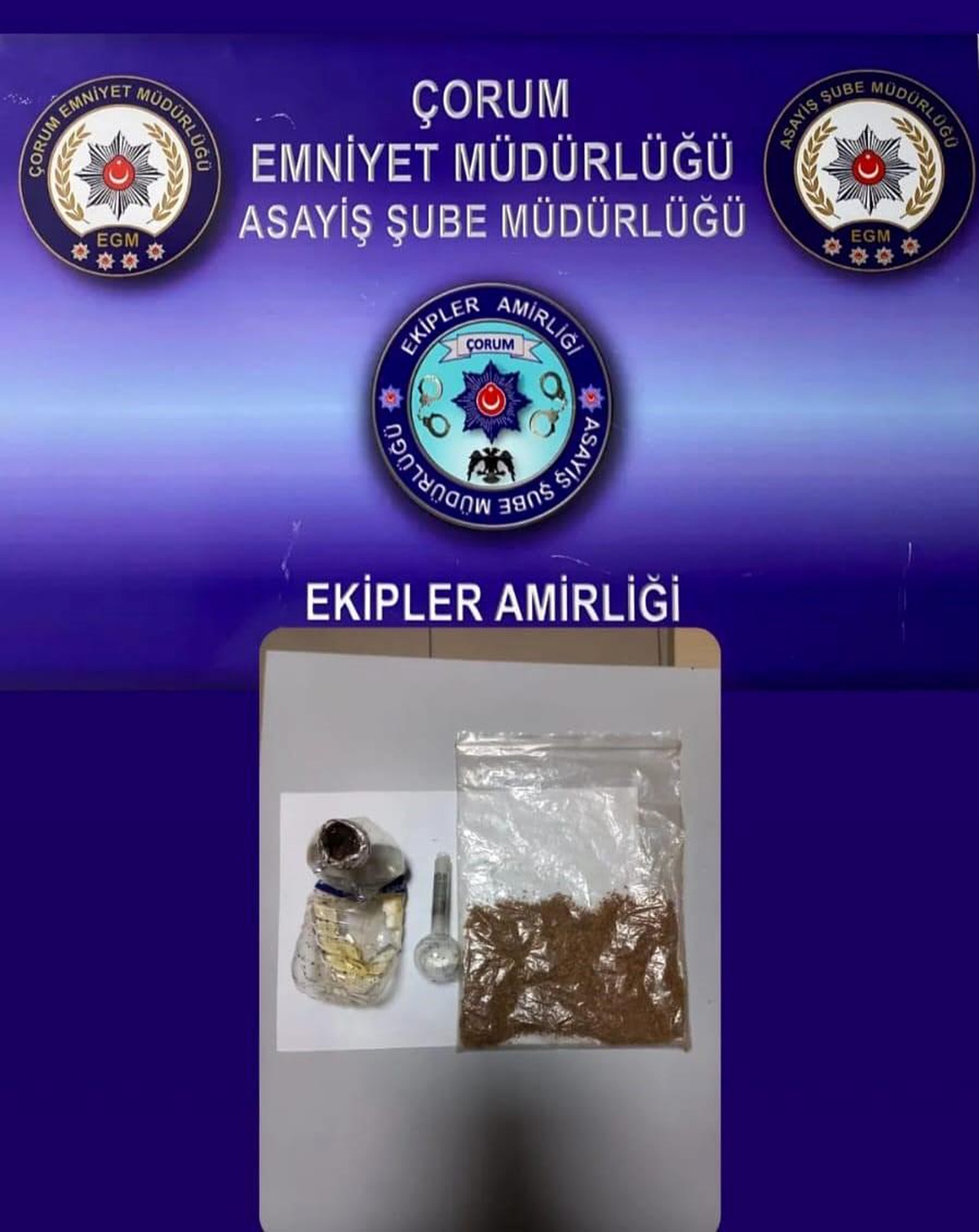 Çorum İl Emniyet Müdürlüğü\'nden Şok Uygulamalar: Çok Sayıda Silah ve Uyuşturucu Ele Geçirildi