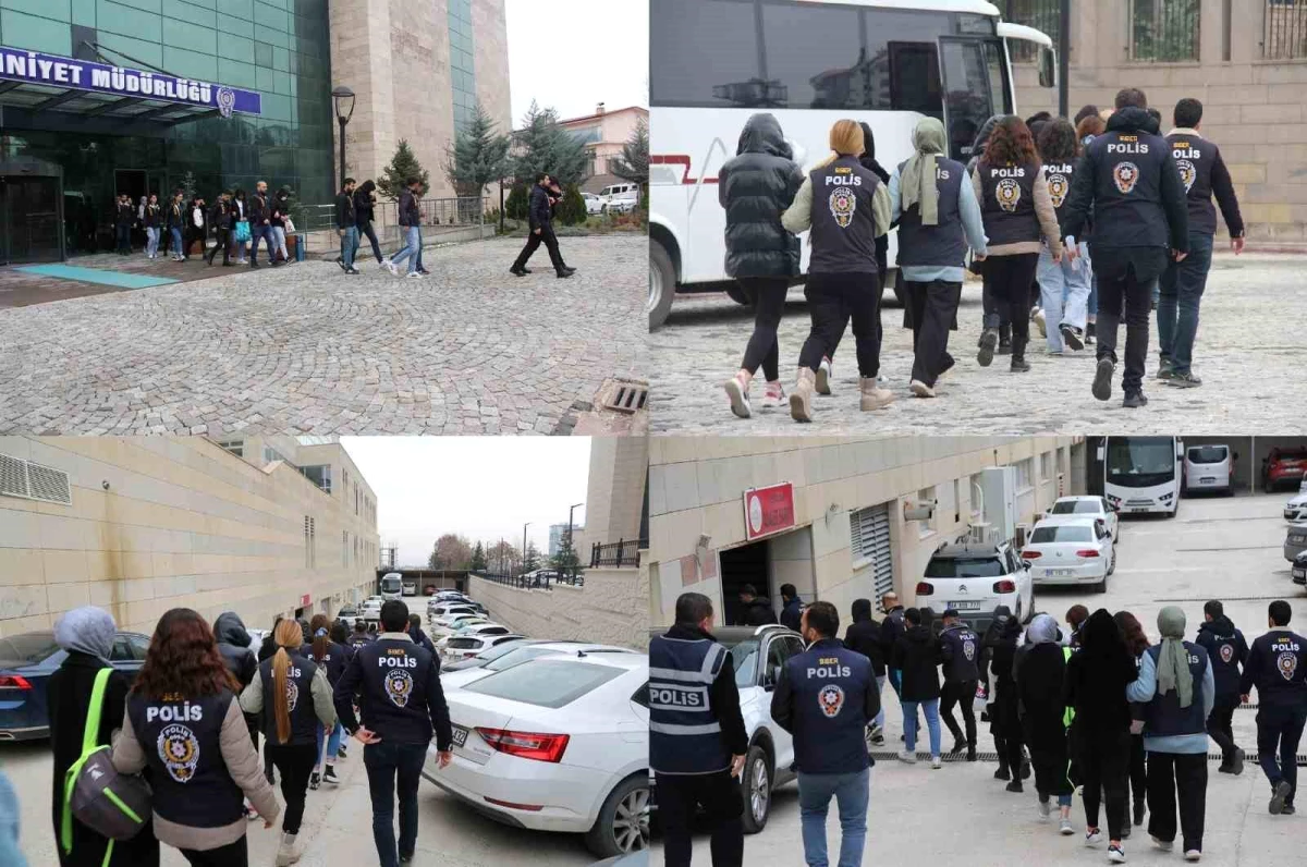 Elazığ\'da Yasa Dışı Bahis Operasyonunda 18 Şüpheli Gözaltına Alındı