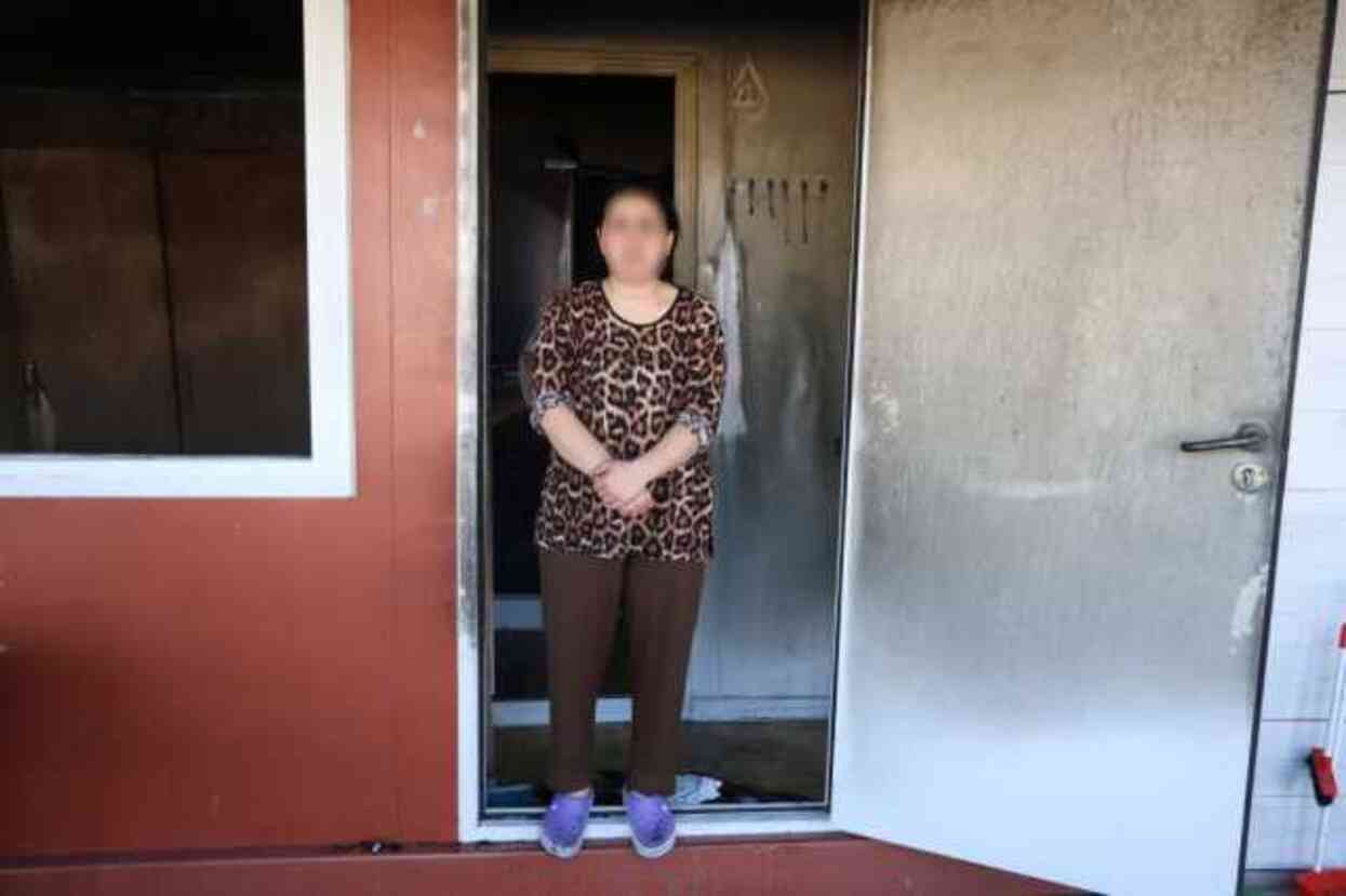 Eşine kızan adam, yaşadıkları konteyneri ateşe verdi Eşine kızan adam, yaşadıkları konteyneri ateşe verdi
