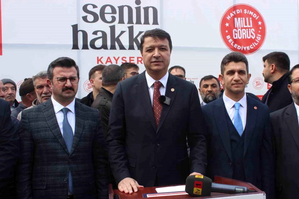 Saadet Partisi Kayseri Büyükşehir Belediye Başkan Adayı Mahmut Arıkan, \'Yeşil Kayseri\' Projesi\'ni Başlattı