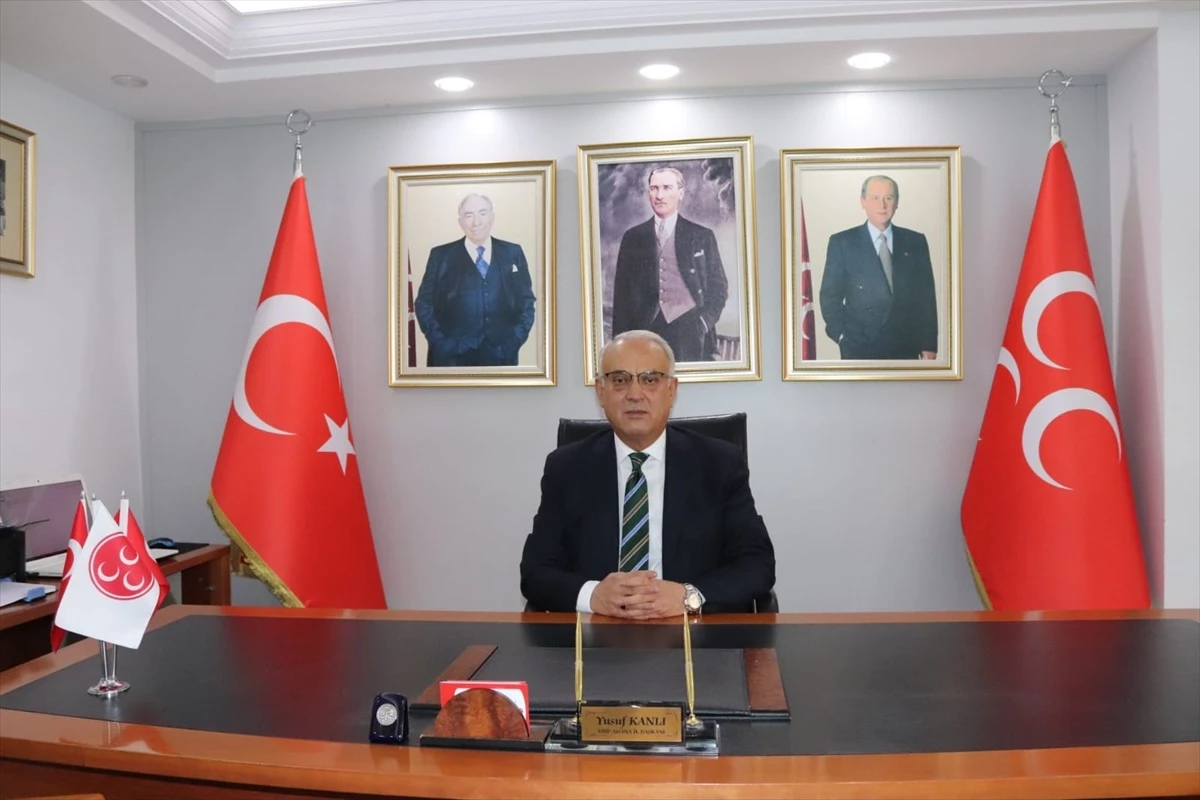 MHP Adana İl Başkanı Yusuf Kanlı, Atatürk\'ün Adana\'ya gelişinin 101. yıl dönümünü kutladı
