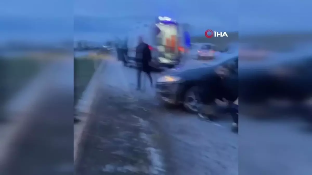 Ankara\'da köpeğe çarpan araç refüjdeki ağaçlara da çarptı: 1 yaralı