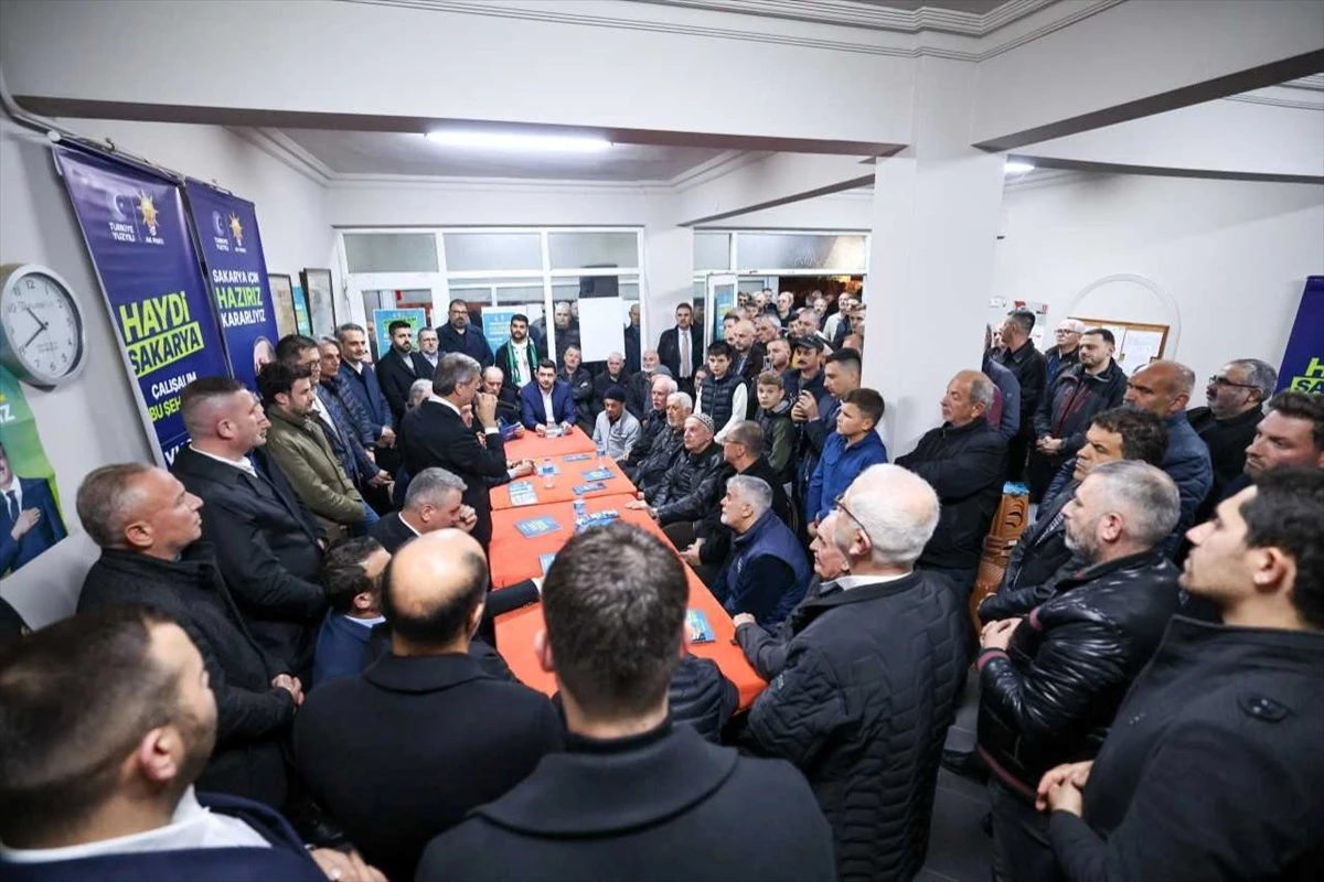 Serdivan Belediye Başkanı Yusuf Alemdar seçim ziyaretlerine devam ediyor