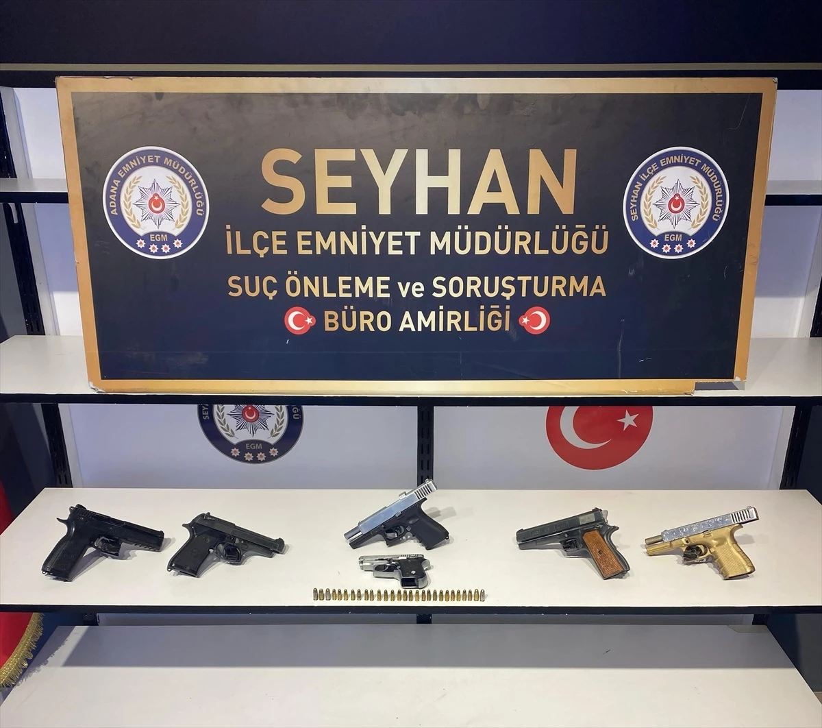 Adana\'da silah ve uyuşturucu operasyonu: 6 silah ele geçirildi, 1 şüpheli gözaltına alındı