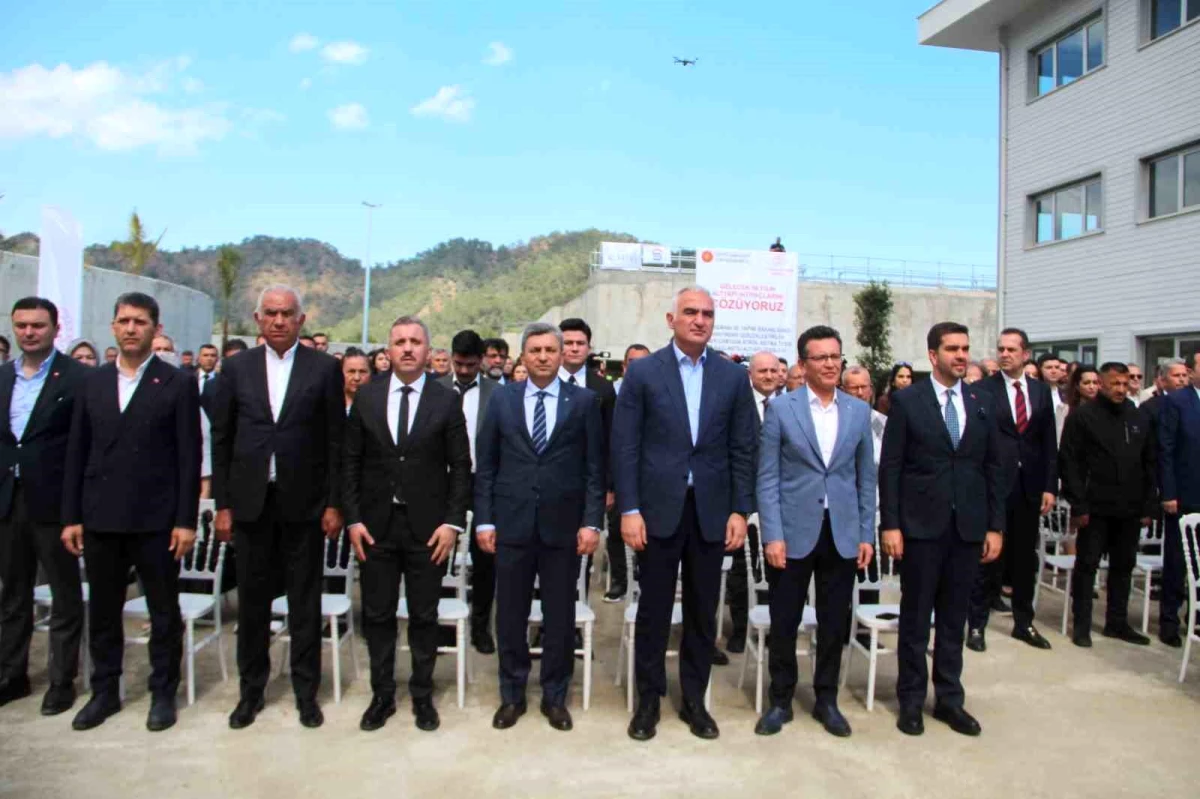 Kültür ve Turizm Bakanı Mehmet Nuri Ersoy, Kemer Çamyuva Atıksu Arıtma Tesisi ve Bağlantılı Altyapı Tesisleri\'ni açtı