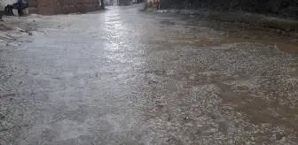 Çorum'un Ortaköy ilçesinde sağanak ve dolu etkili oldu