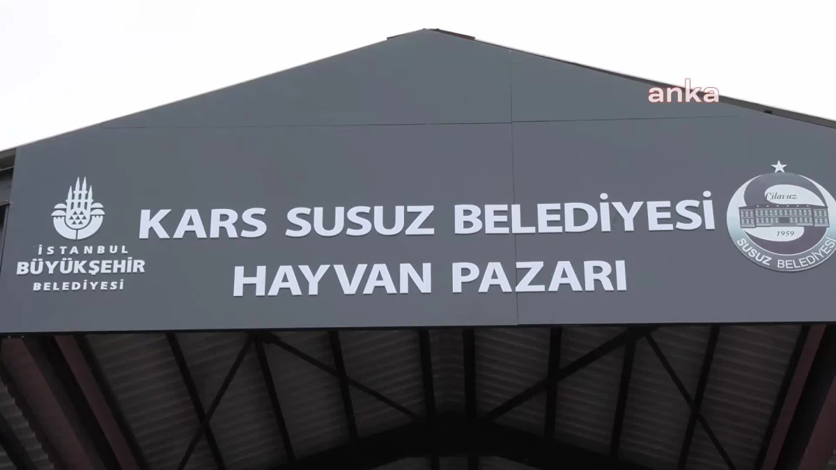 İstanbul Büyükşehir Belediyesi Tarafından Susuz\'a Yapılan Hayvan Pazarının Açılışı Yapıldı