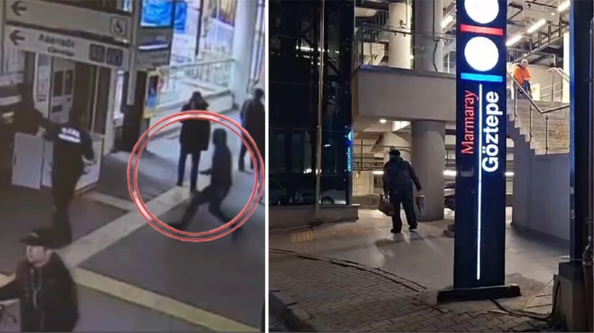 İstanbul Göztepe Marmaray İstasyonu\'nda güvenlik görevlisi olarak çalışan kadına bıçaklı saldırı