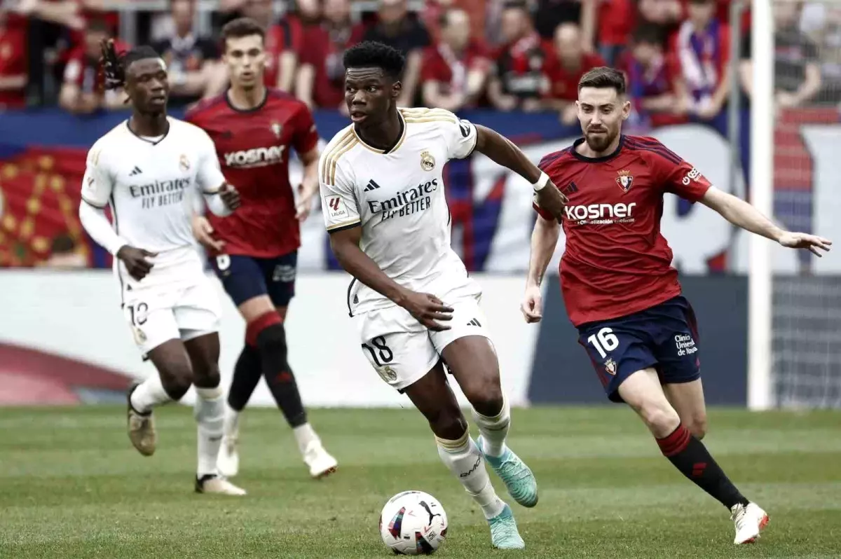 Real Madrid, Osasuna\'yı 4-2 mağlup ederek liderliğini sürdürdü