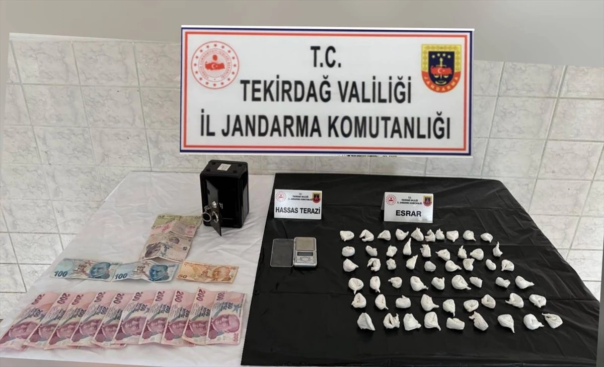 Tekirdağ\'da Uyuşturucu Ticareti Yapan 7 Şüpheli Gözaltına Alındı