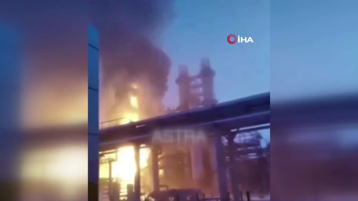 Ukrayna, Rusya\'daki petrol rafinerisini vurdu