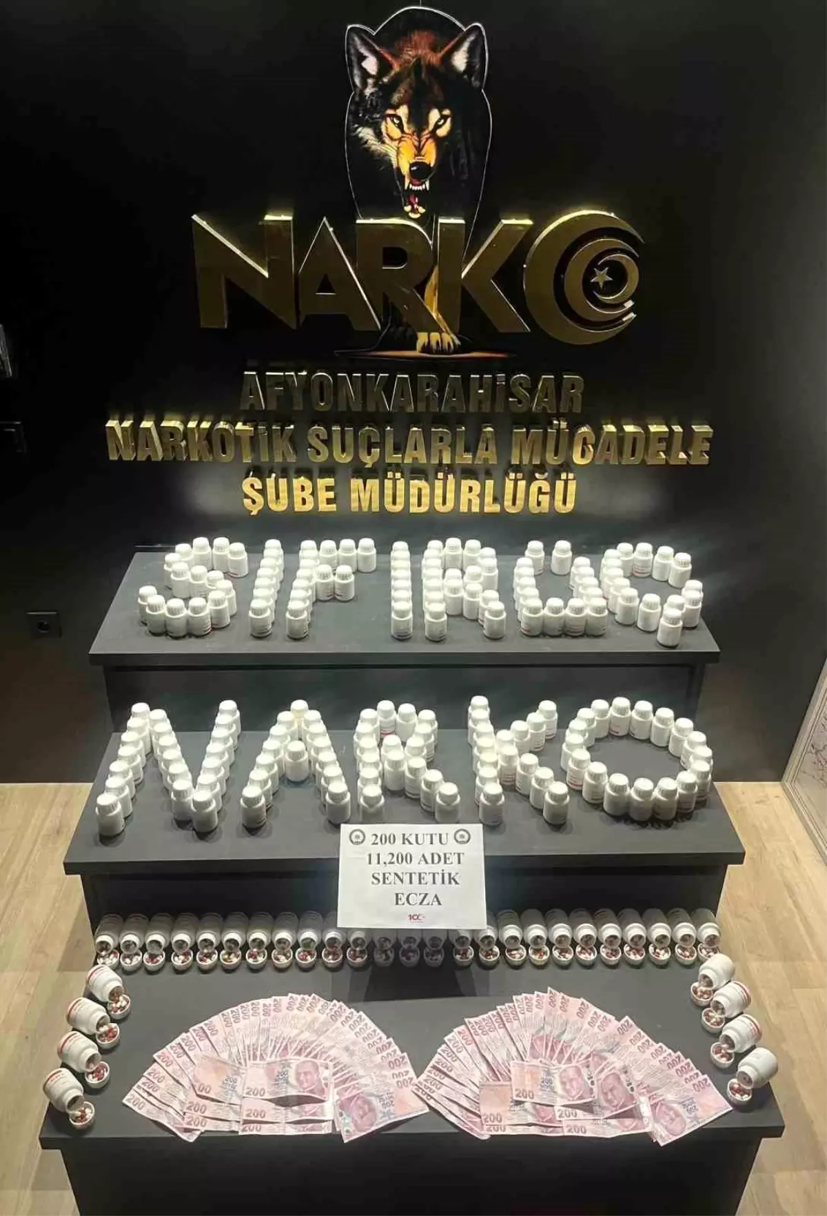 Afyonkarahisar\'da 11 Bin 200 Adet Uyuşturucu Hap Ele Geçirildi
