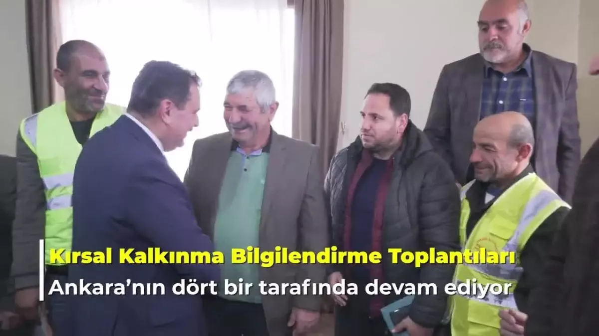 Ankara Büyükşehir Belediyesi Kırsal Kalkınma Bilgilendirme Toplantısı Düzenliyor