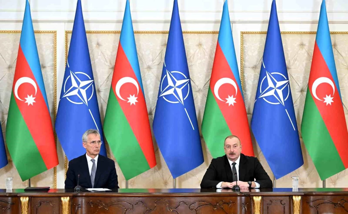 Azerbaycan Cumhurbaşkanı İlham Aliyev, NATO Genel Sekreteri Jens Stoltenberg\'i kabul etti