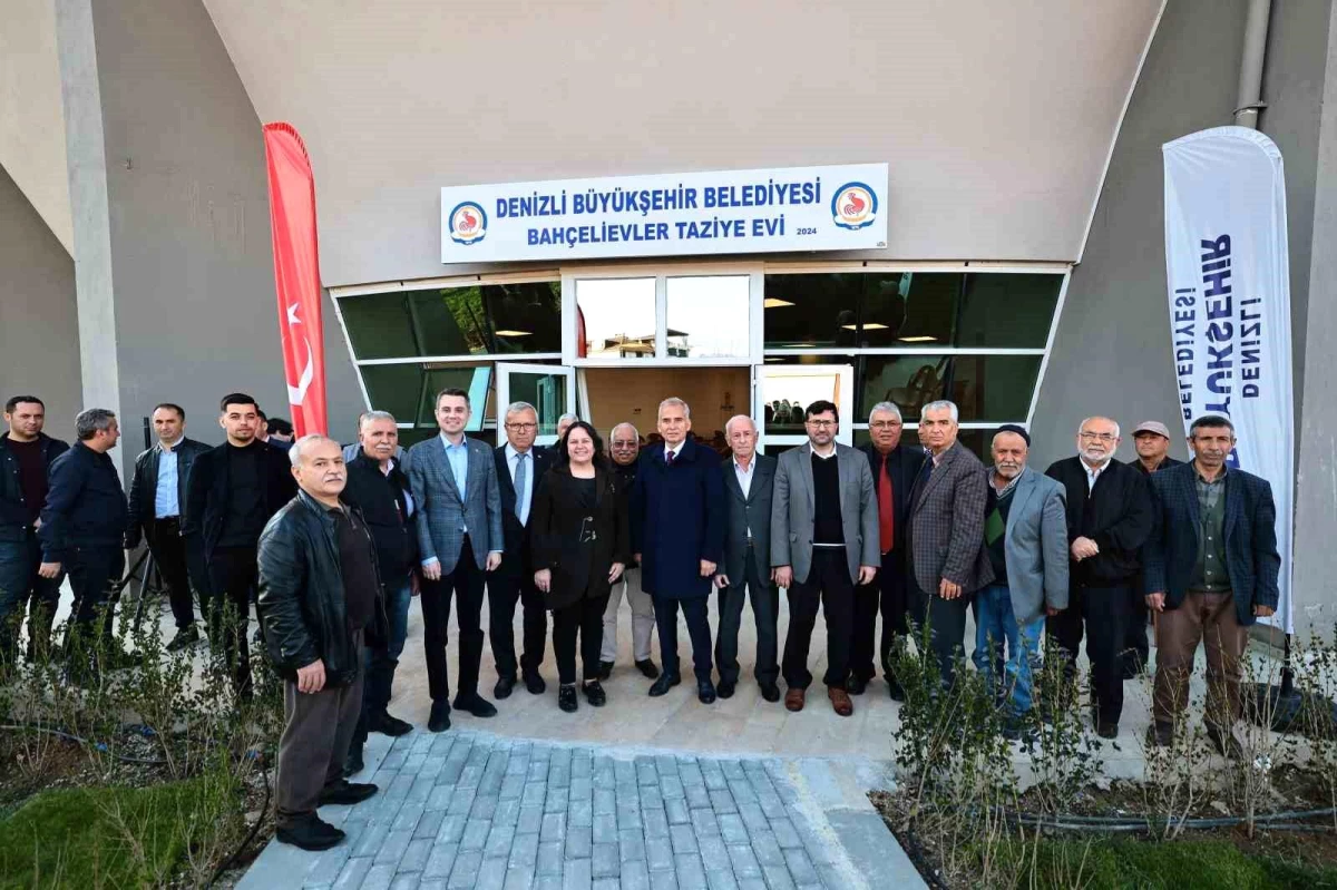 Denizli Büyükşehir Belediyesi Bahçelievler Taziye Evi Açıldı