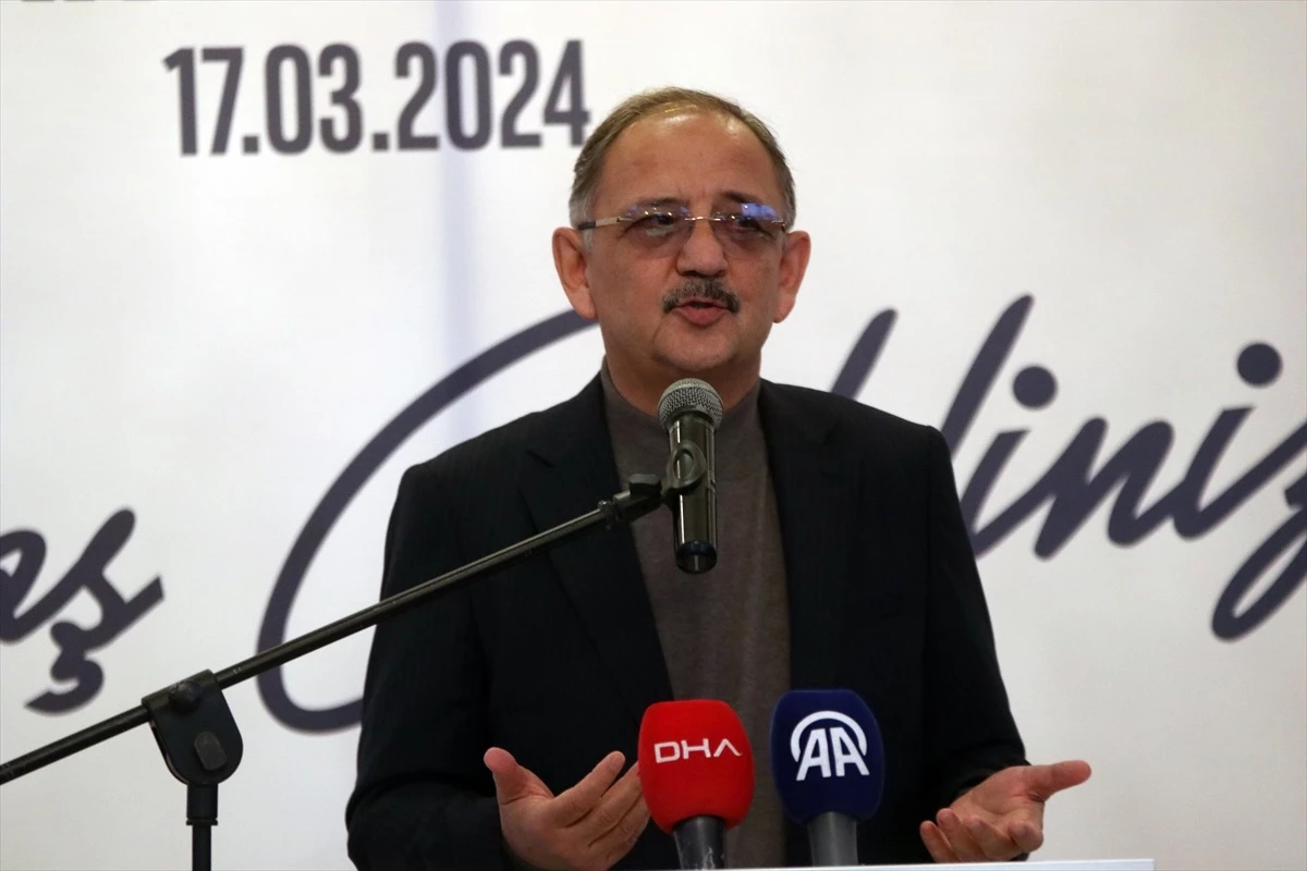 Çevre, Şehircilik ve İklim Değişikliği Bakanı Özhaseki, Yalova\'da iftar programında konuştu Açıklaması
