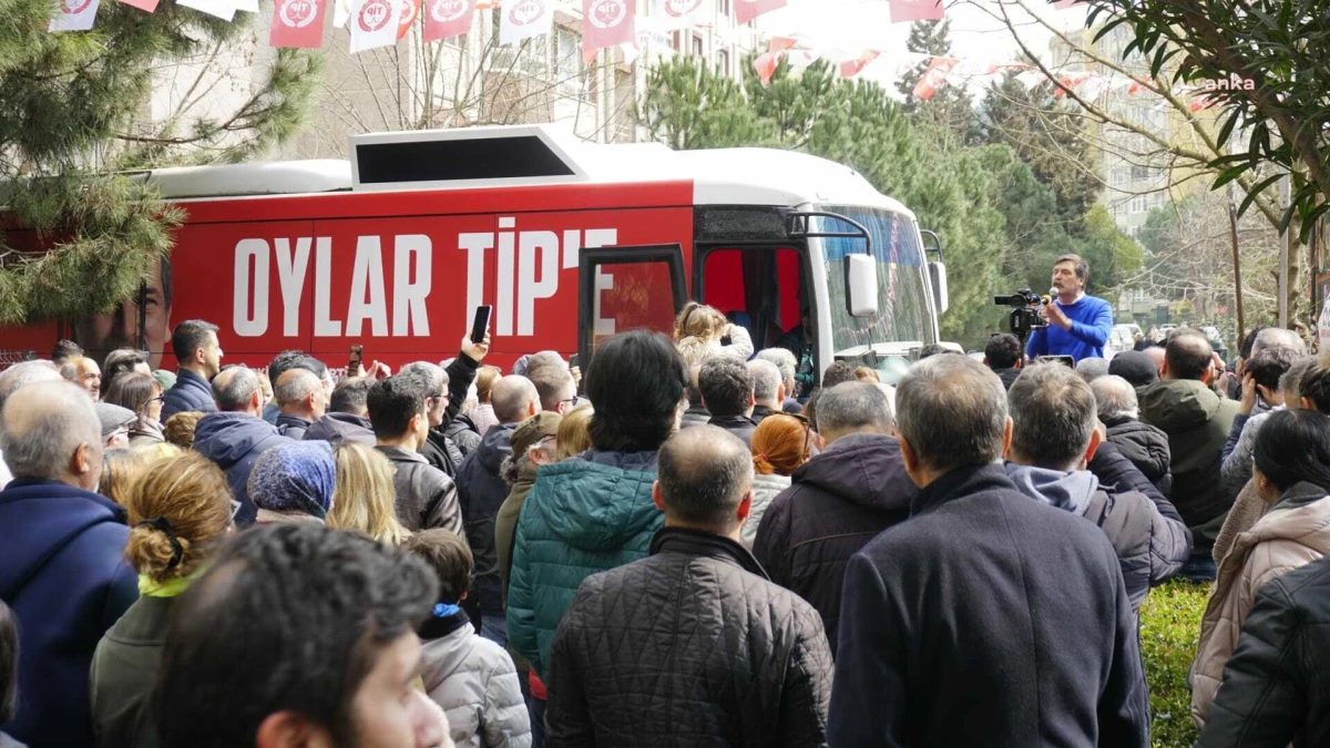 TİP Genel Başkanı Erkan Baş Gebze\'de Seçim Bürosu Açılışına Katıldı