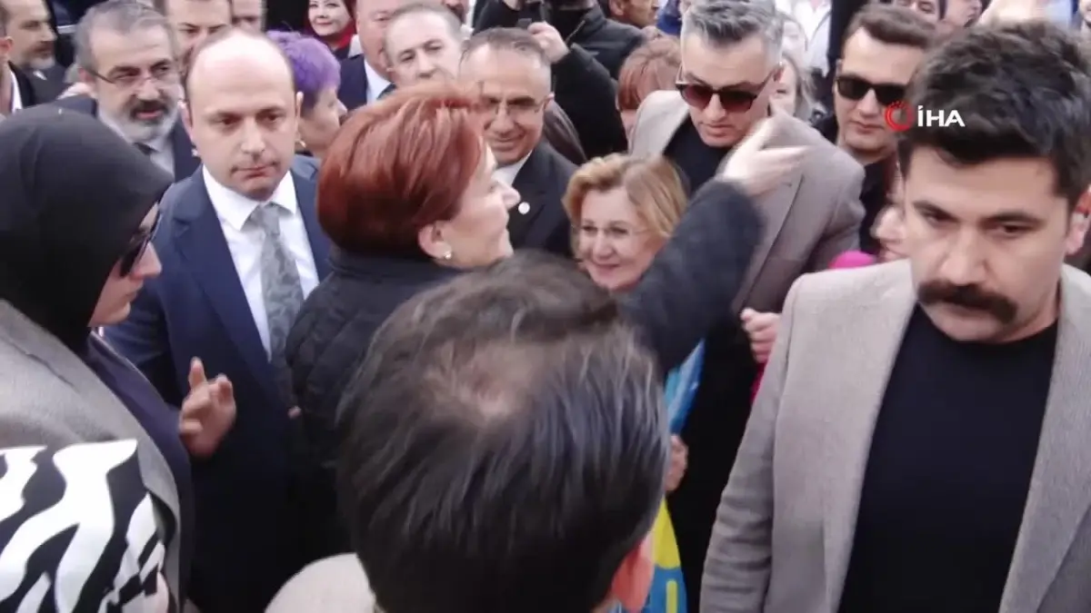 İYİ Parti lideri Akşener, Keçiören esnafını ziyaret etti