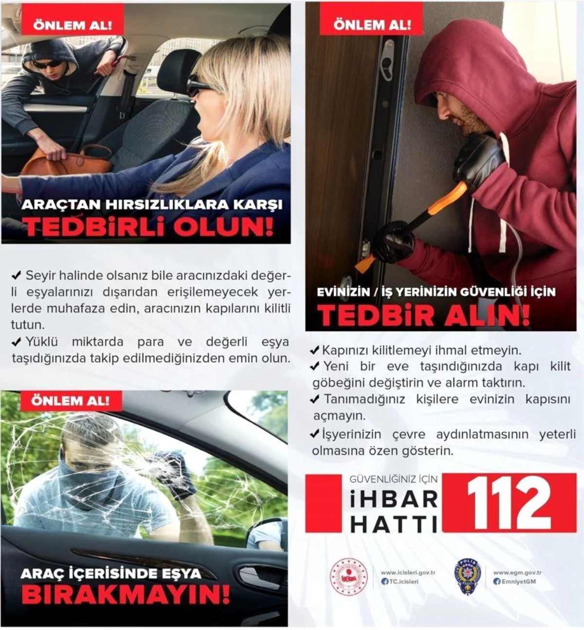 Adana\'da polis ekipleri vatandaşları hırsızlık ve dolandırıcılık konusunda bilgilendirdi